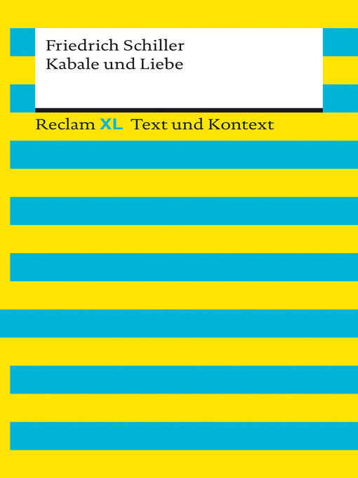 Title details for Kabale und Liebe by Friedrich Schiller - Available